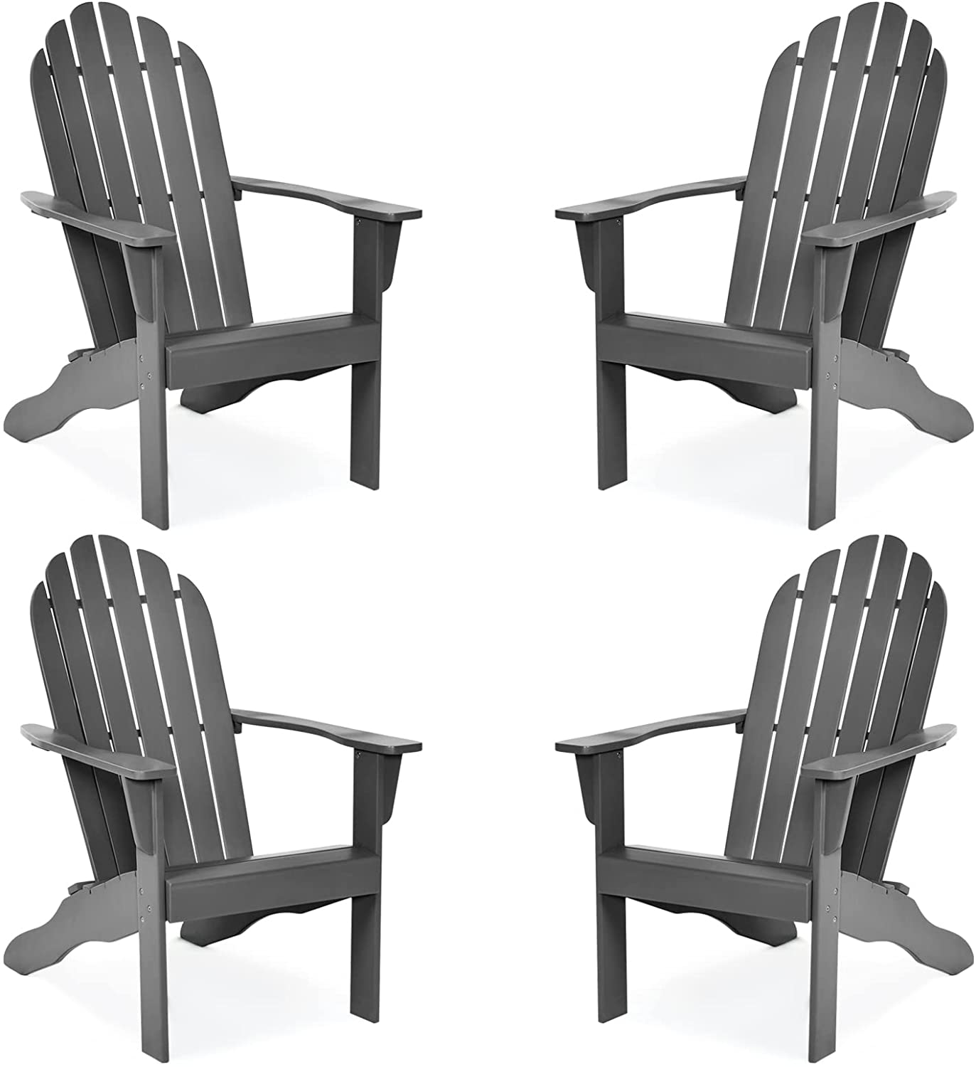 Adirondack Chair, for Patio Deck Lawn Backyard, Garden Adirondack Furniture