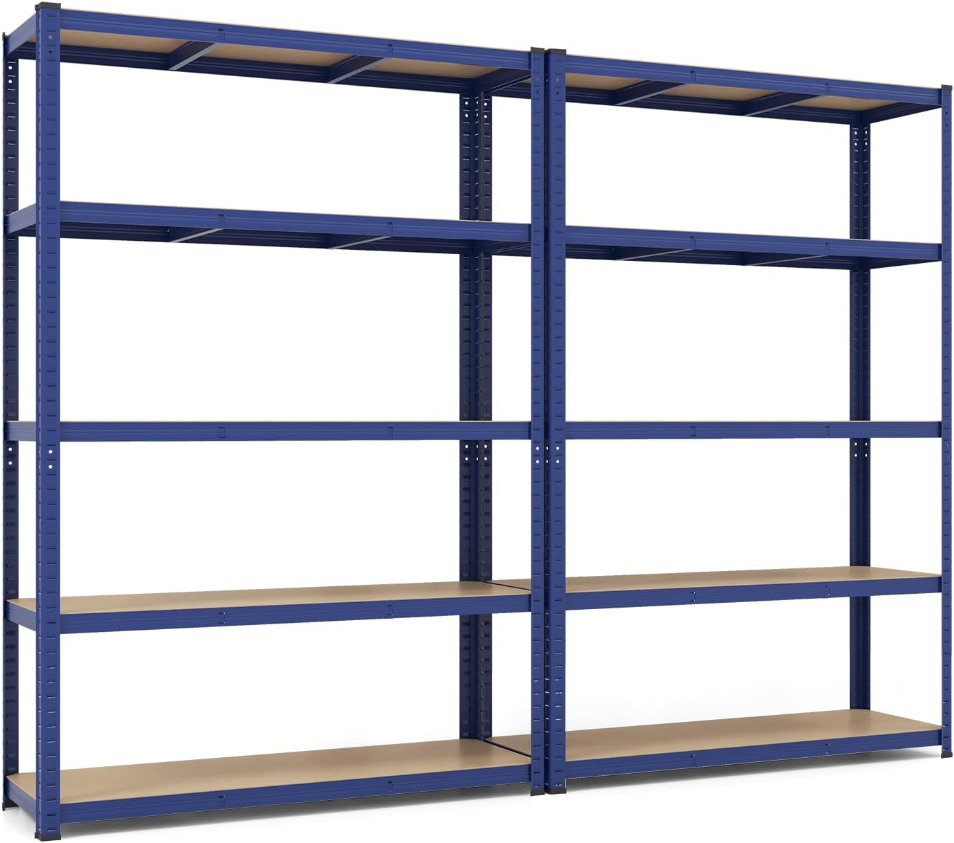Tangkula 5-Tier Heavy Duty Metal Shelving with 2000 LBS Load, 35" / 47" Wide