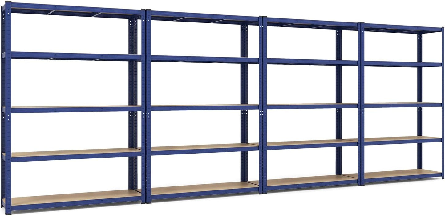 Tangkula 5-Tier Heavy Duty Metal Shelving with 2000 LBS Load, 35" / 47" Wide