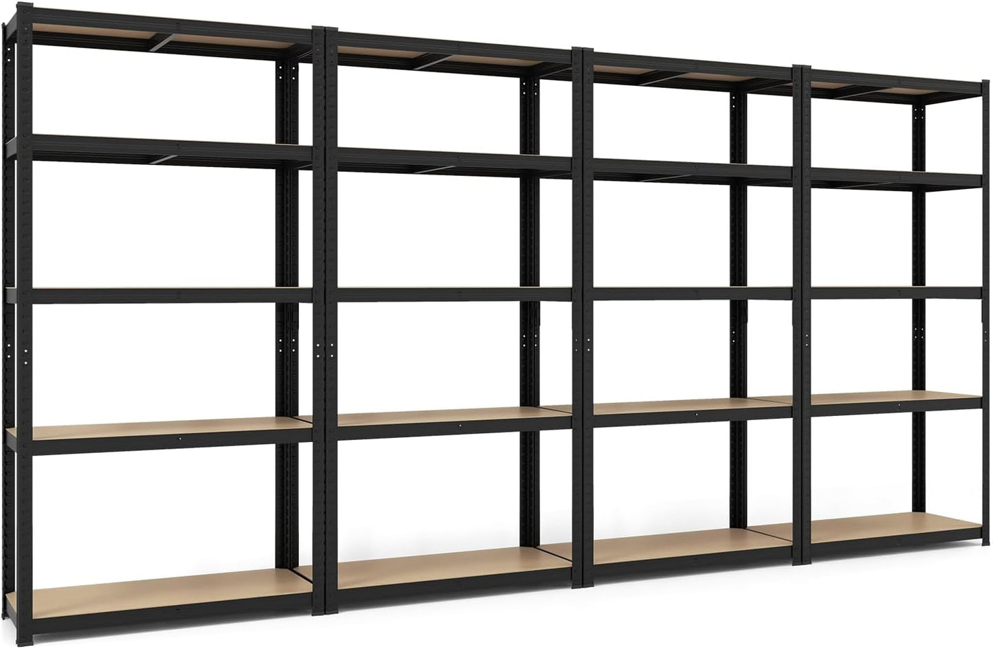 Tangkula 5-Tier Heavy Duty Metal Shelving with 2000 LBS Load, 35" / 47" Wide