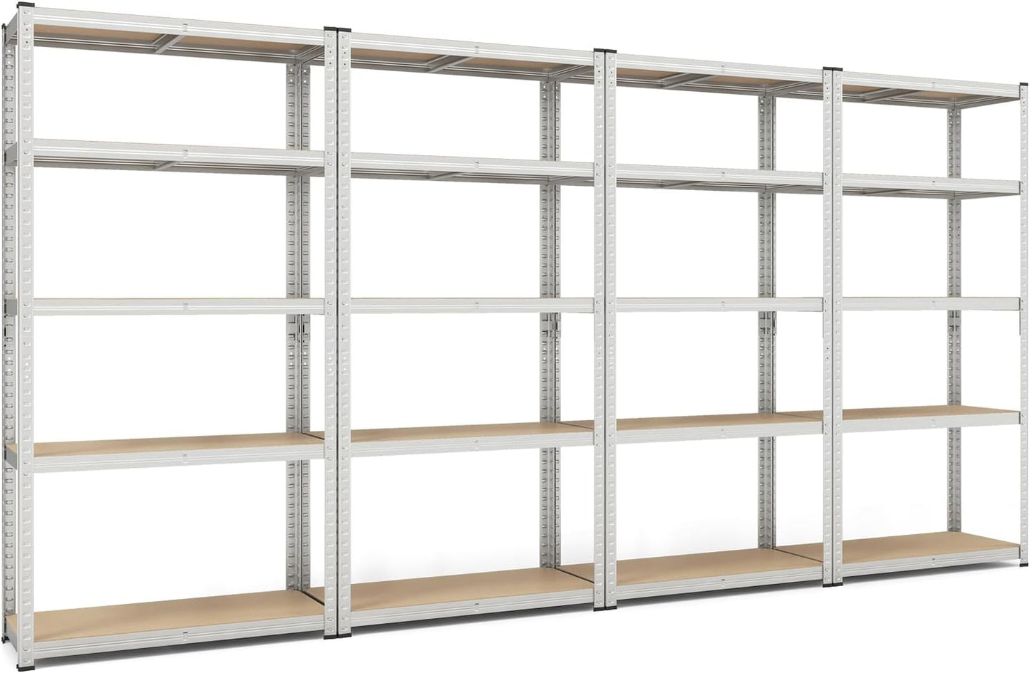 Tangkula 5-Tier Heavy Duty Metal Shelving with 2000 LBS Load, 35" / 47" Wide