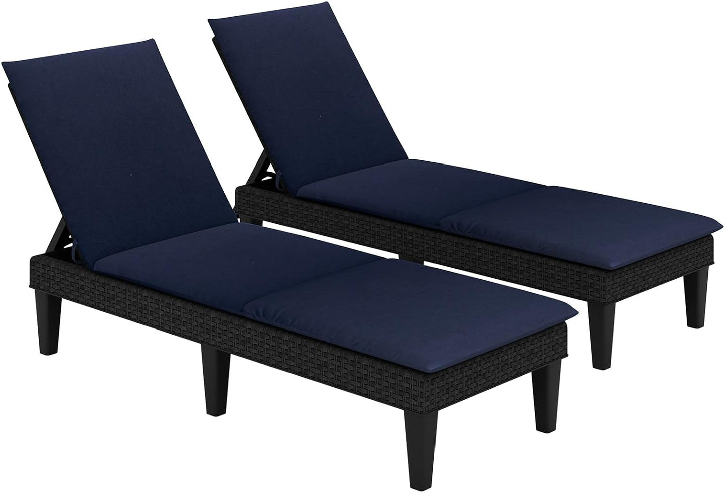 Tangkula Patio Lounge Chair with Cushion