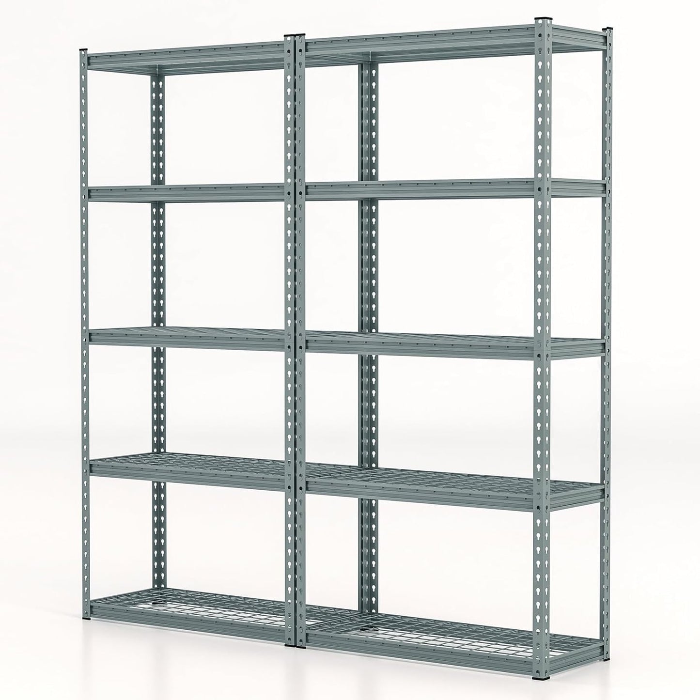 Tangkula Étagères de rangement de garage à 5 niveaux, étagère de rangement métallique robuste, 90 cm (L) x 39 cm (l) x 183 cm (H)