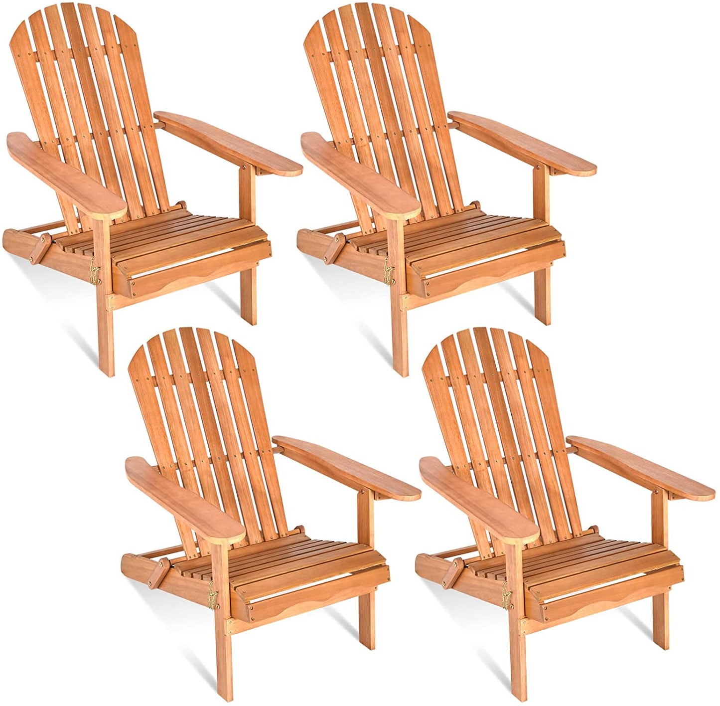 Folding Adirondack Chair - Tangkula