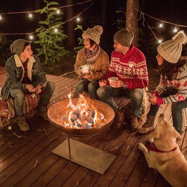 Tangkula Ceramic Fiber Fire Balls Set of 15