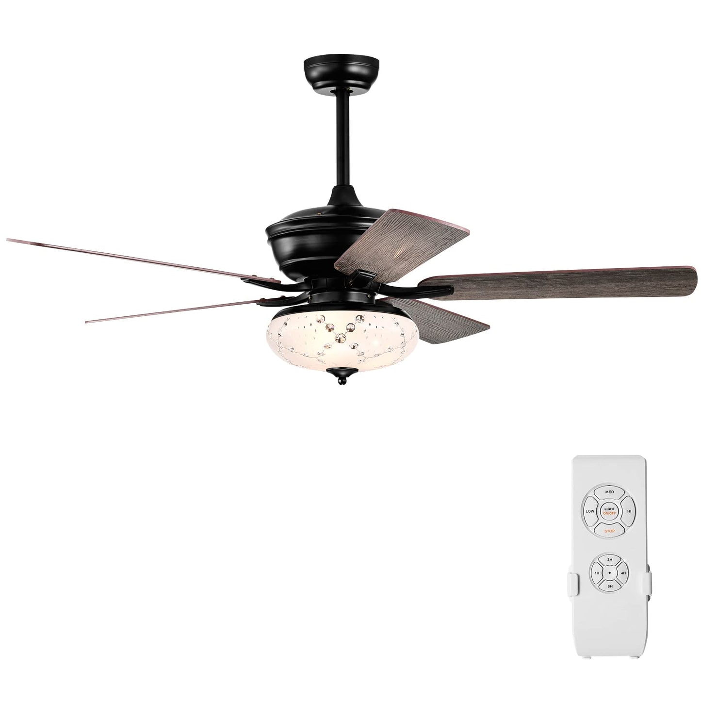 Tangkula 52-Inch Ceiling Fan with Remote Control