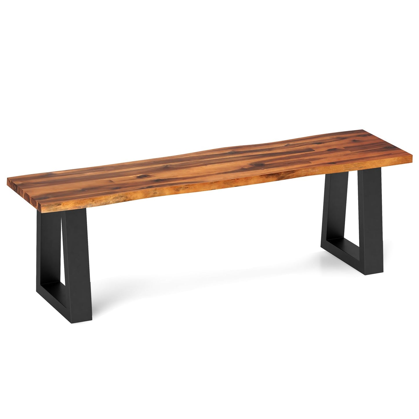 Tangkula Outdoor Bench 2 Person Set
