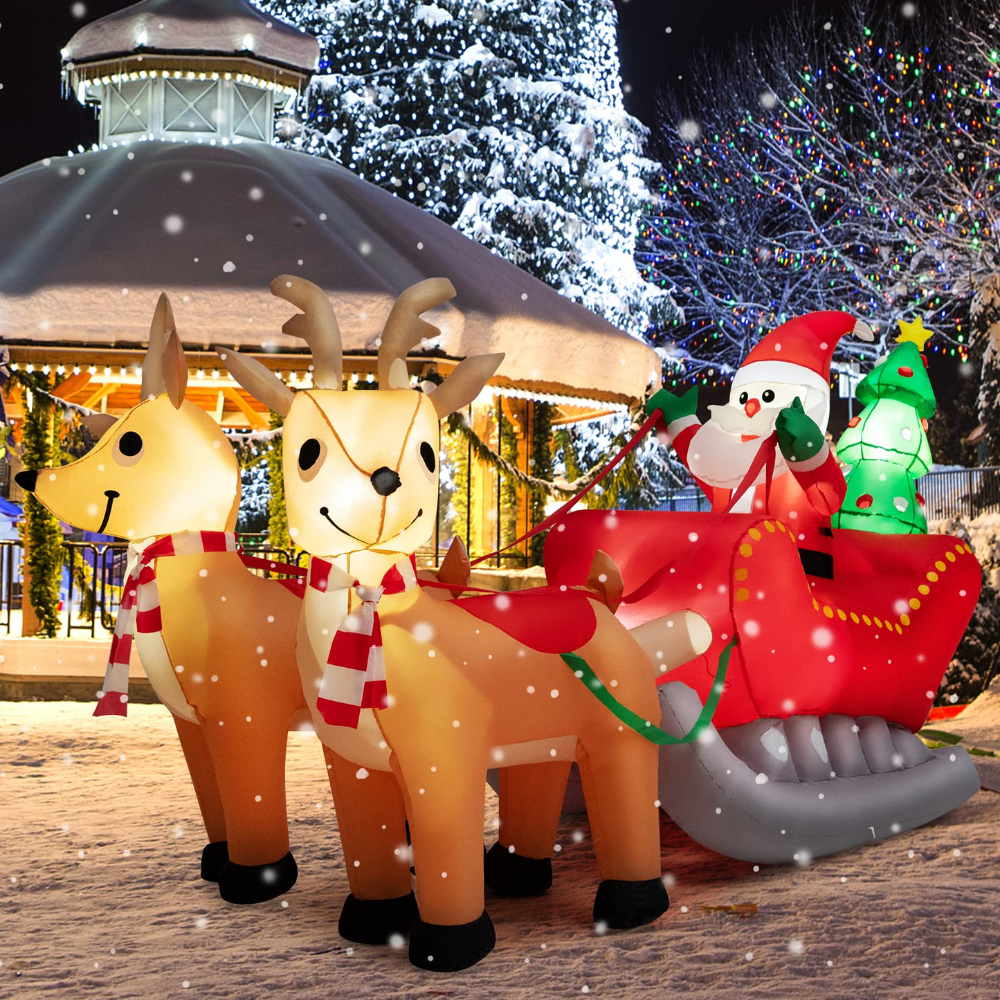 Tangkula Indoor & Outdoor Holiday Decor for Christmas Party