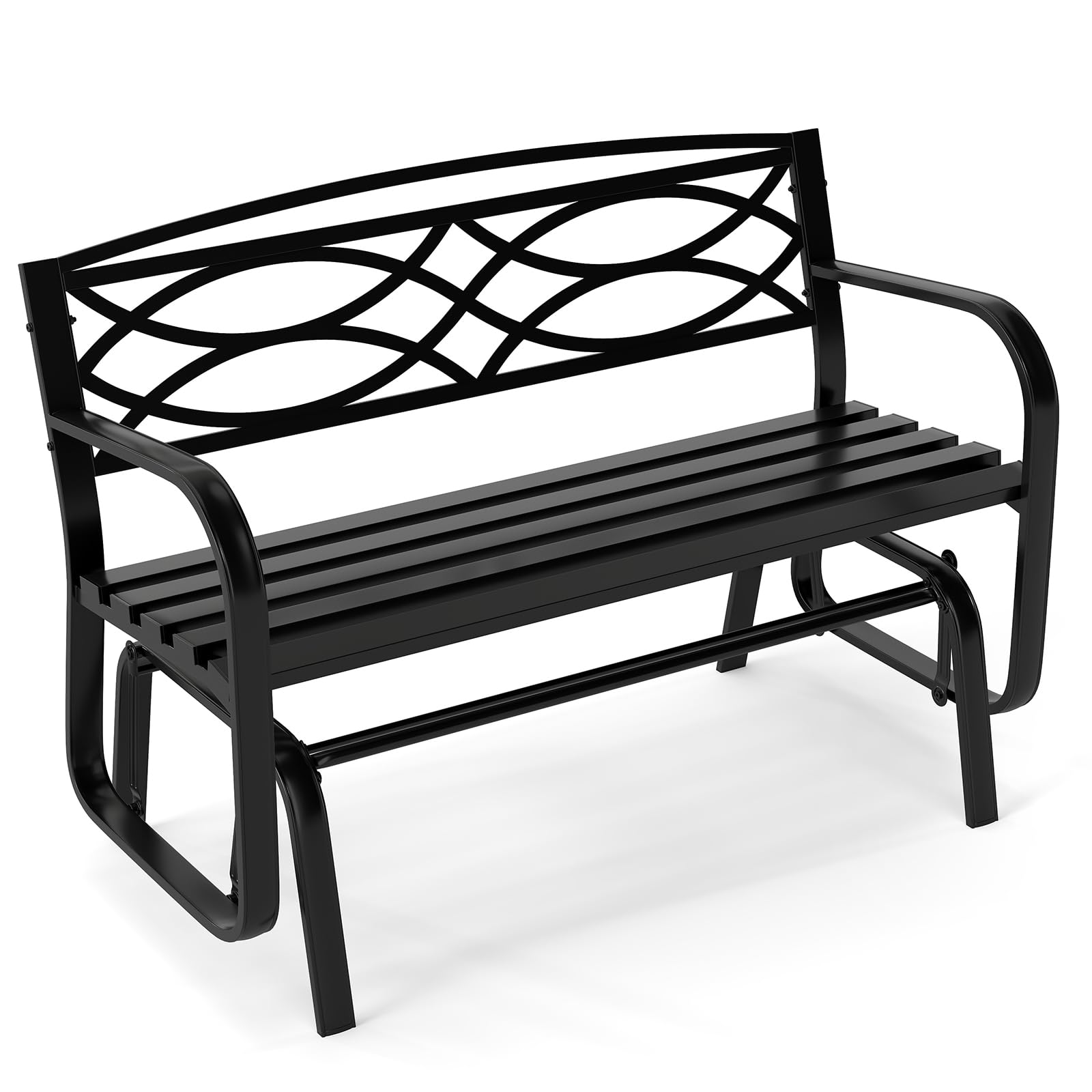 Tangkula 2-Person Outdoor Glider Bench
