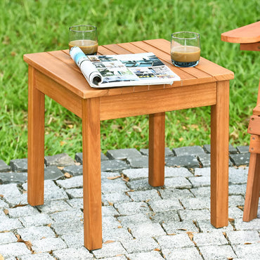 Table d'appoint carrée d'extérieur, capacité de poids 100 kg, 46 x 46 x 41 cm