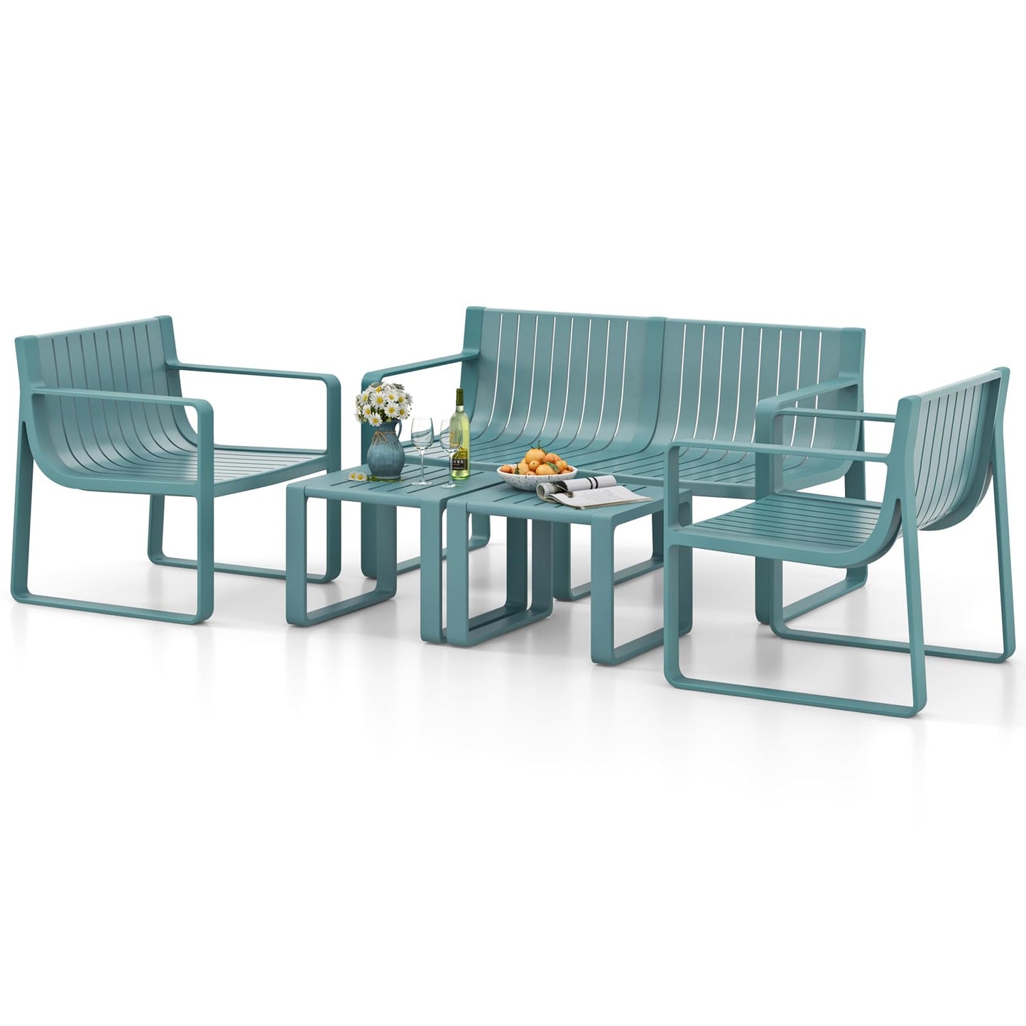 Tangkula 5 Piece Patio Furniture Set