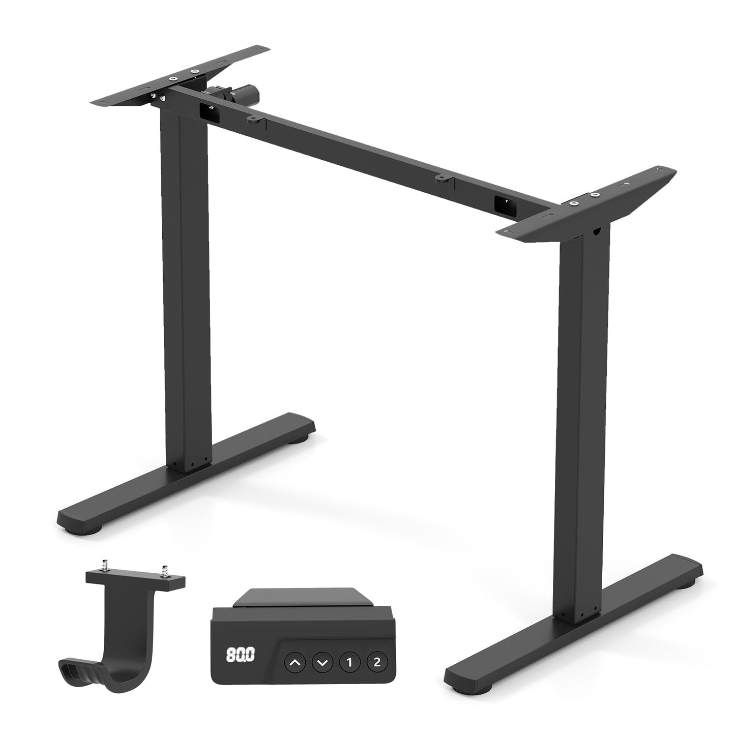 Tangkula Electric Standing Desk Frame with LED Display & 2 Memory Positions