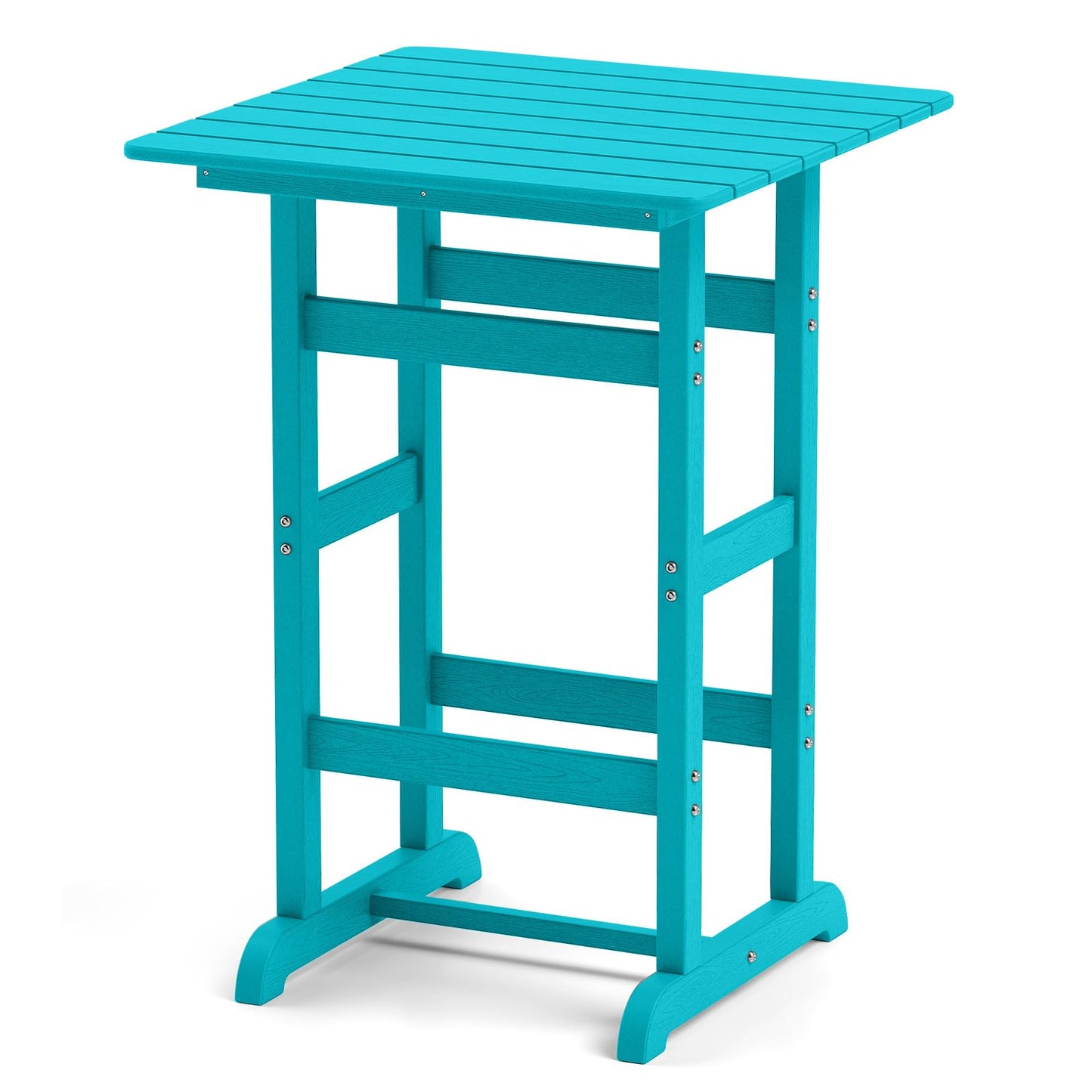 Table de bar carrée Tangkula 30" x 30"