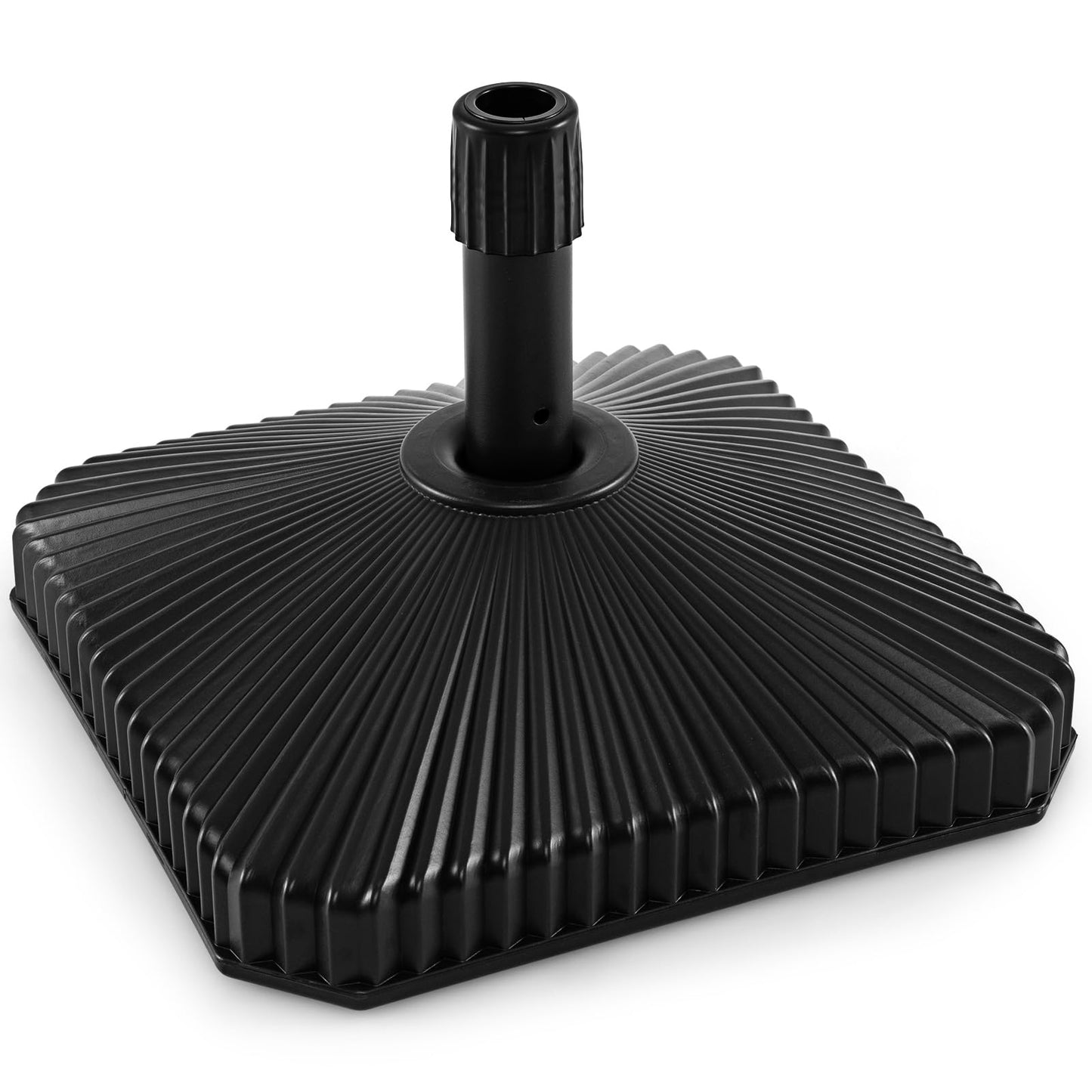 Tangkula Square Umbrella Base 44 lbs Water & Sand Filled Shell Shaped Patio Umbrella Weoghts