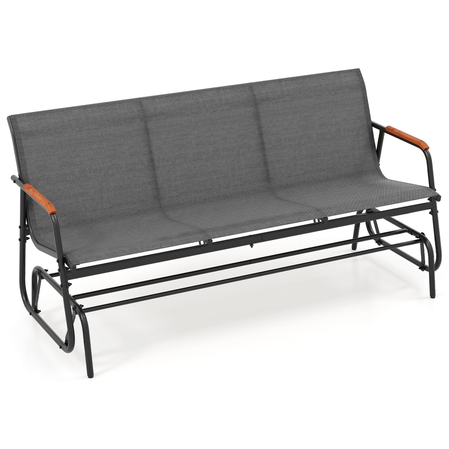 Tangkula 2/3-Person Outdoor Glider Bench