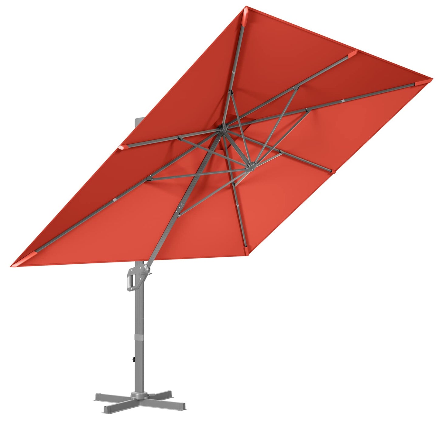 Tangkula 10x13ft Patio Rectangular Umbrella for Market