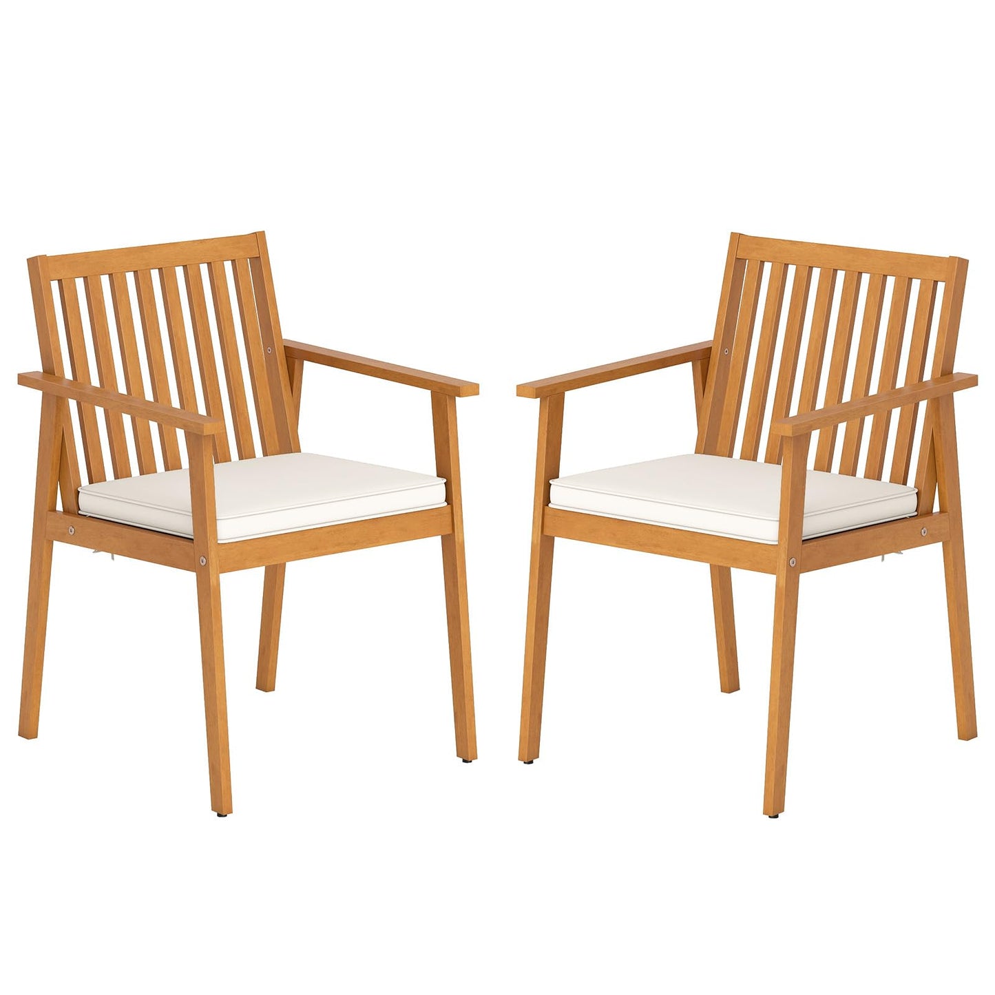 Tangkula 2/4 Pieces Patio Dining Chairs