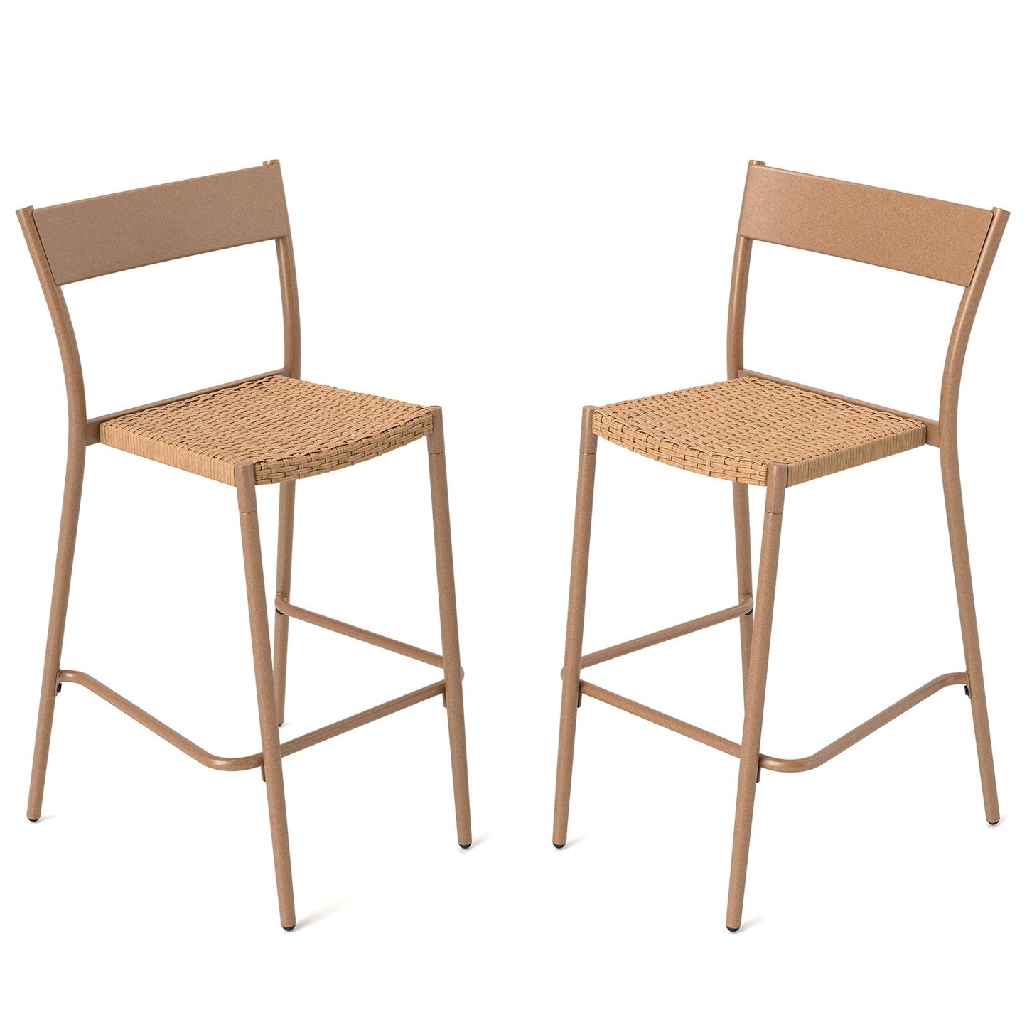 Tangkula Patio Barstools Set of 2/4