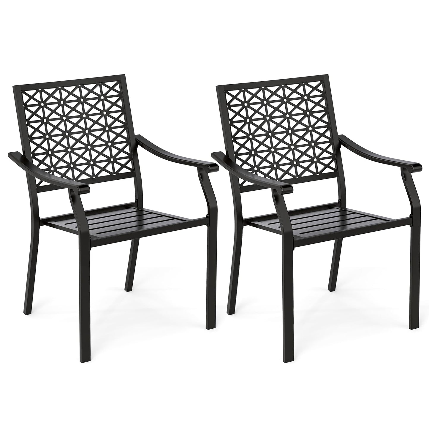 Tangkula Patio Dining Chairs Set