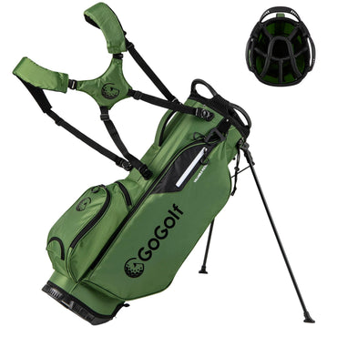 Tangkula Golf Stand Bag w/8 Way Top Dividers