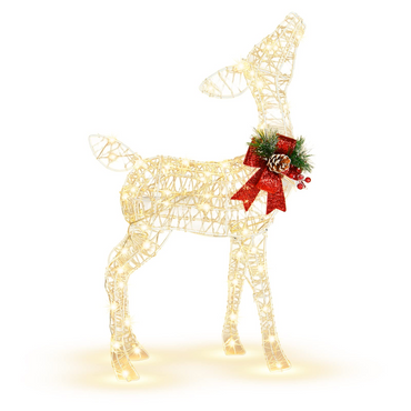 Tangkula Lighted Christmas Reindeer