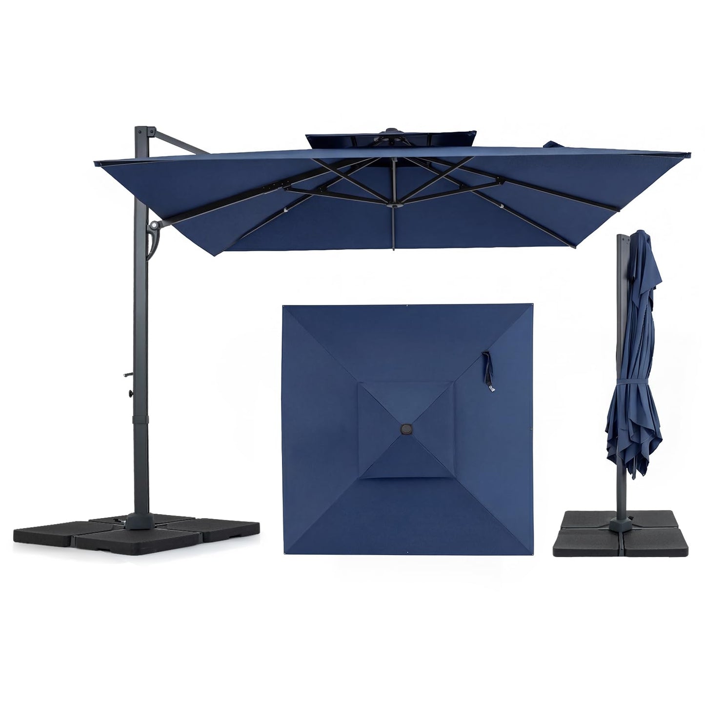 Tangkula 10 FT Patio Umbrella with Base Included