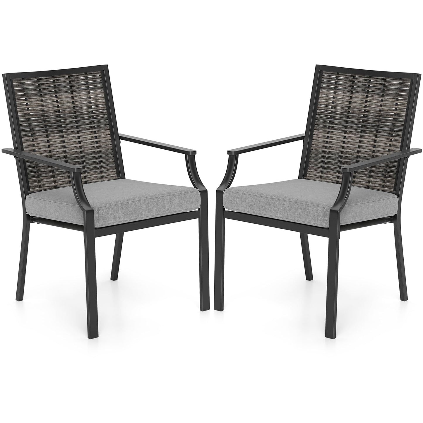 Tangkula Patio Wicker Chairs