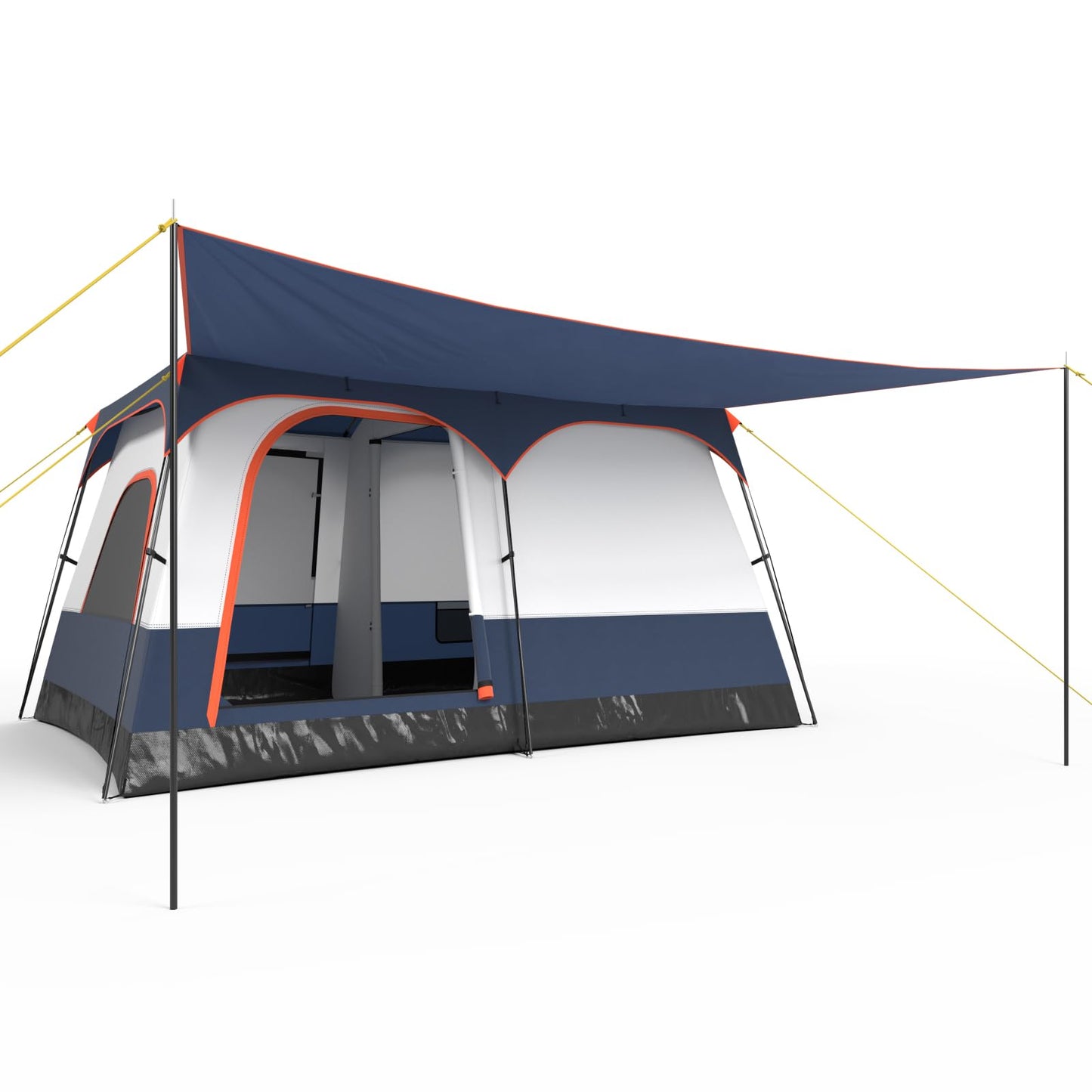 Tangkula 6/8/10-Person Camping Tent with Porch