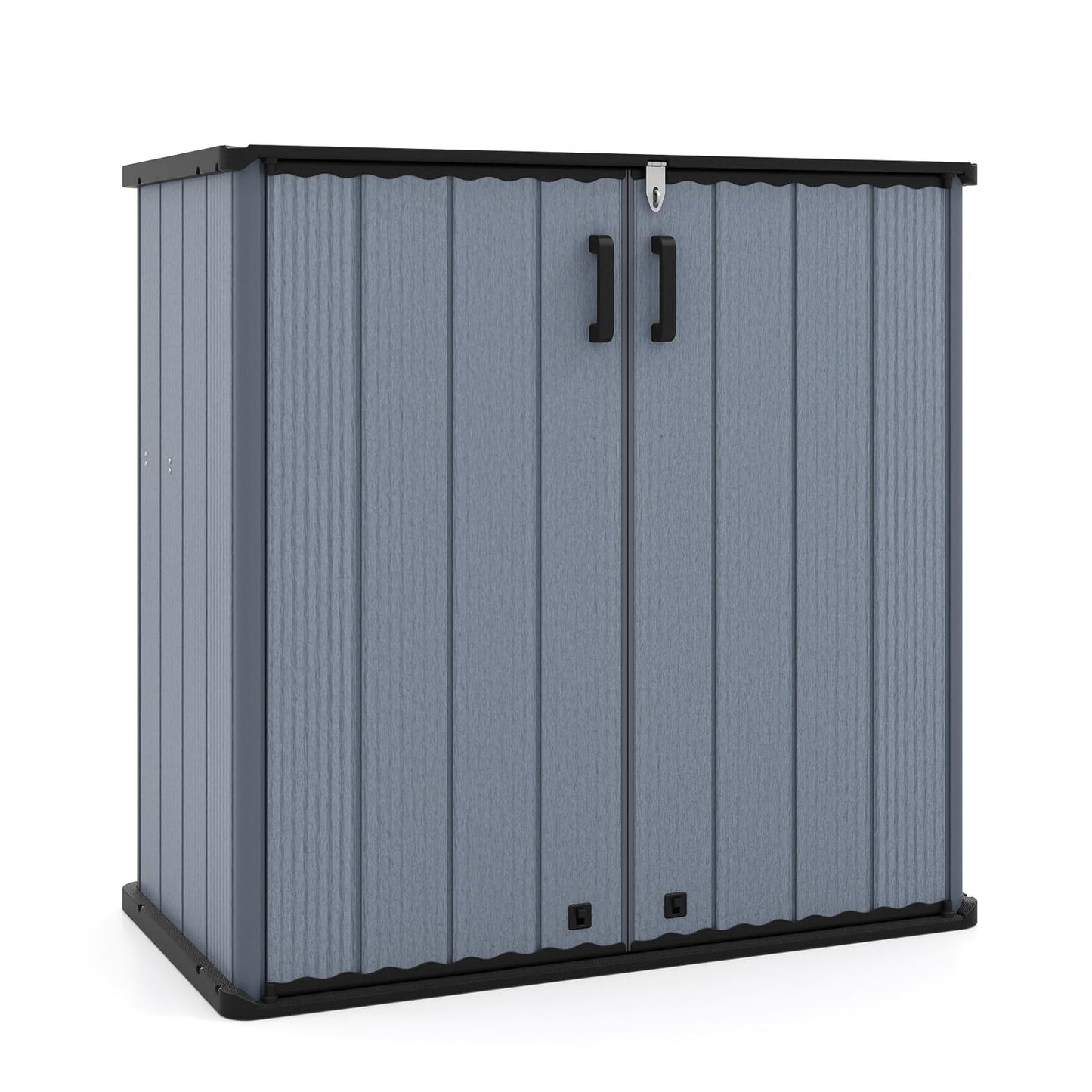 angkula 175 Gallon Outdoor Storage Box All-Weather Resin Patio Storage Box