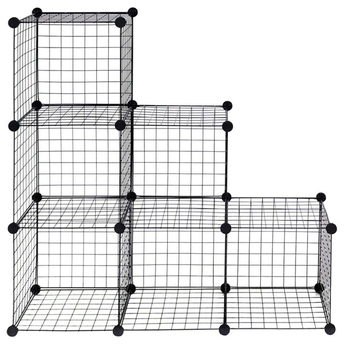 Wire Storage Cubes, Metal Grids Book Shelf