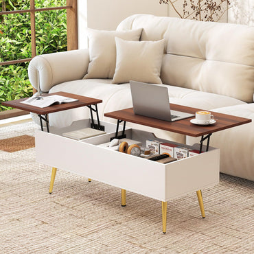Tangkula Lift Top Coffee Table for Living Room