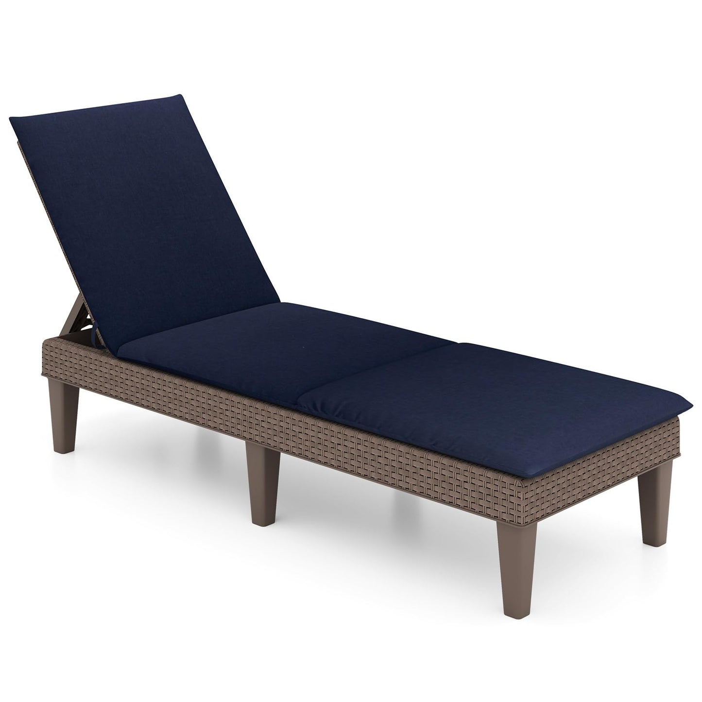 Tangkula Patio Lounge Chair with Cushion