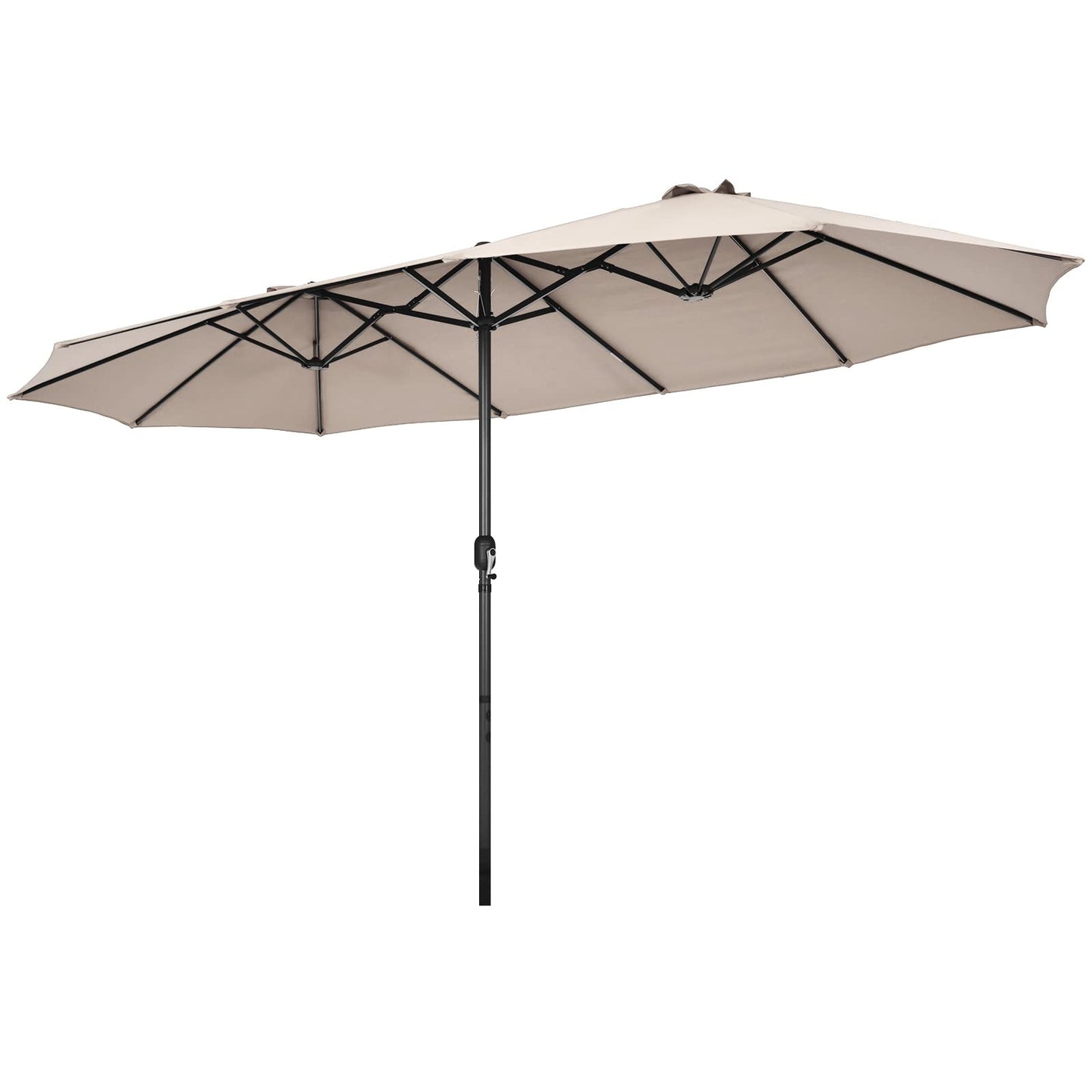 Tangkula 15Ft Double-Sided Patio Umbrella