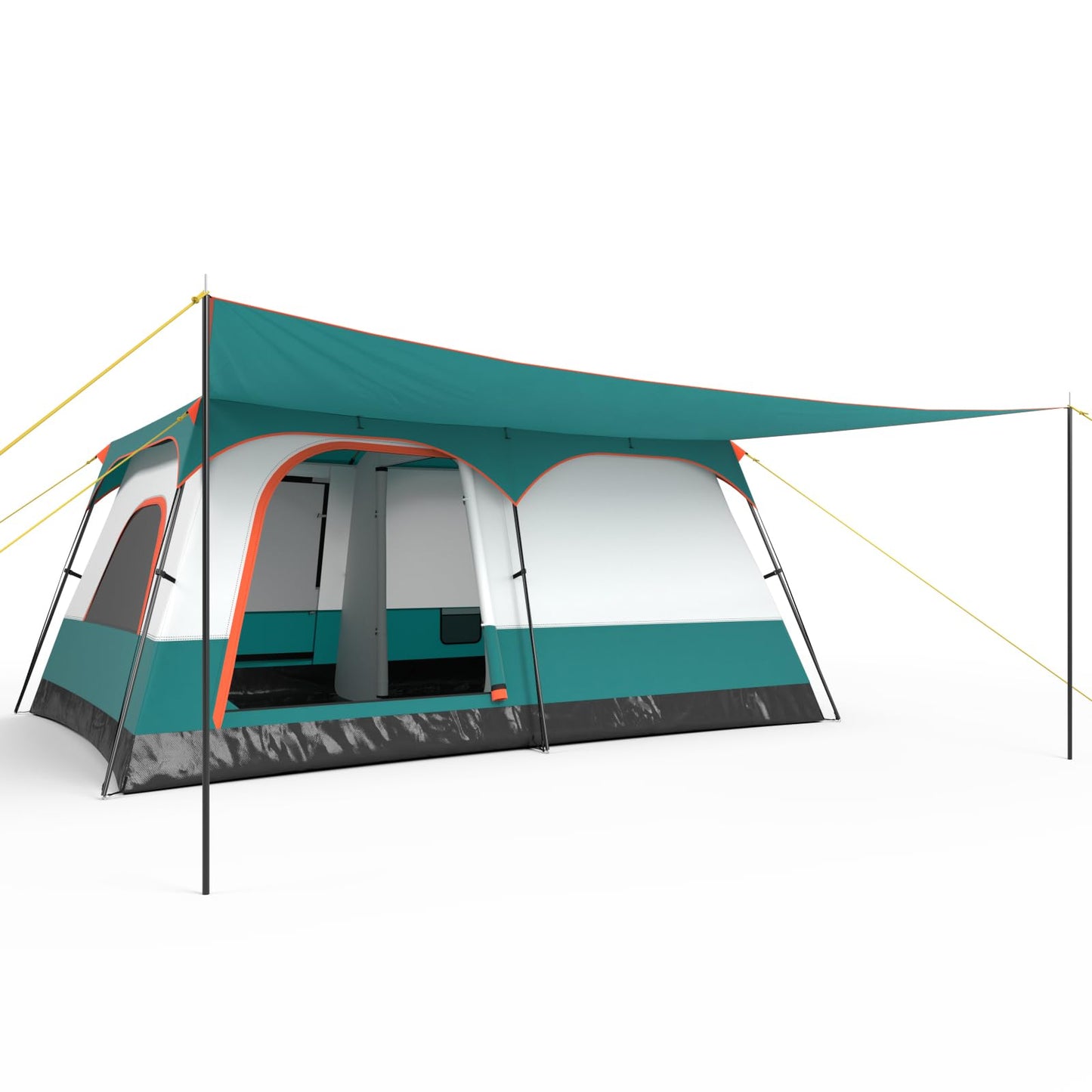 Tangkula 6/8/10-Person Camping Tent with Porch