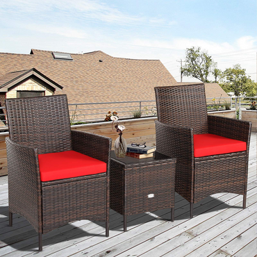 Tangkula 3-Piece Patio Conversation Set