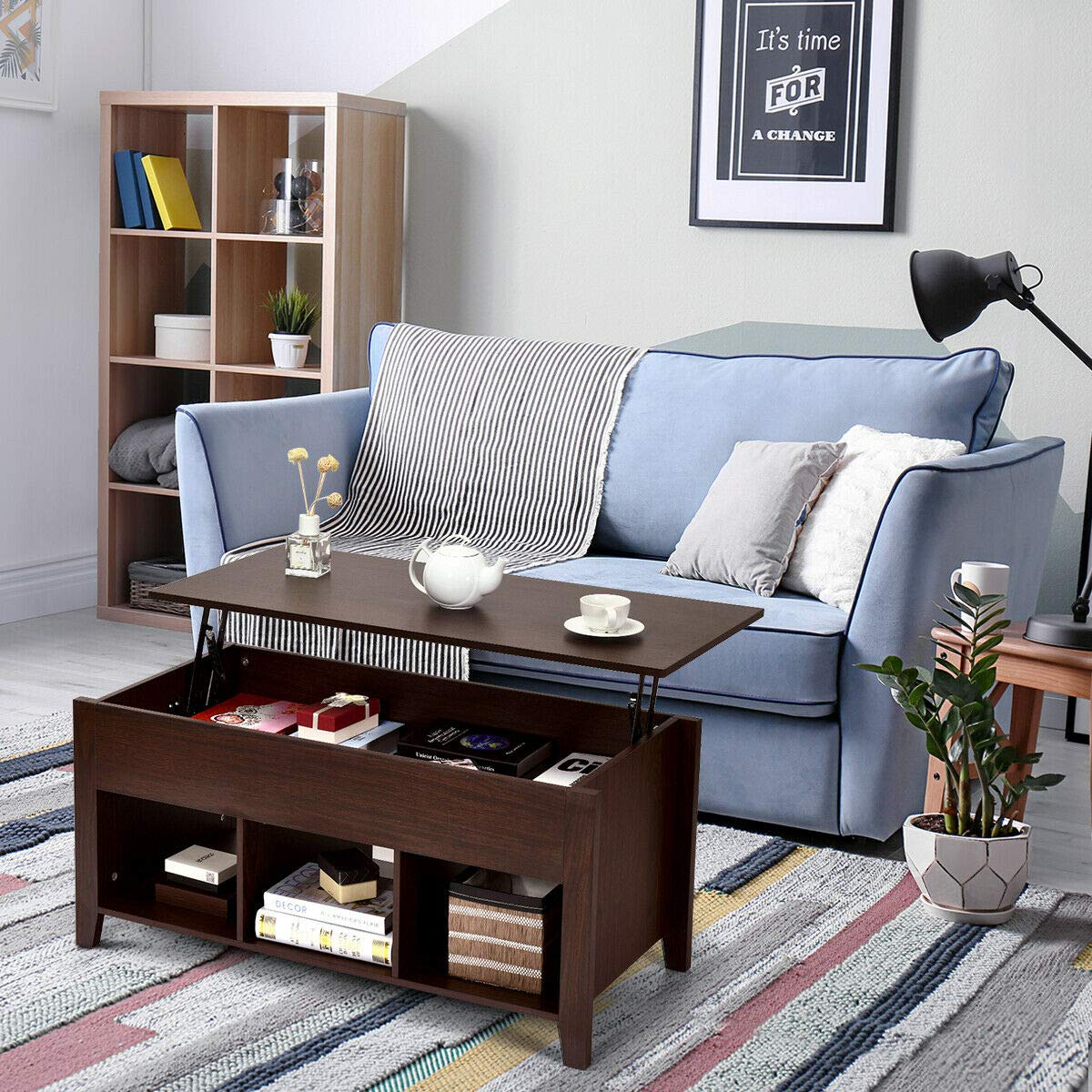 Lift Top Coffee Table - Tangkula