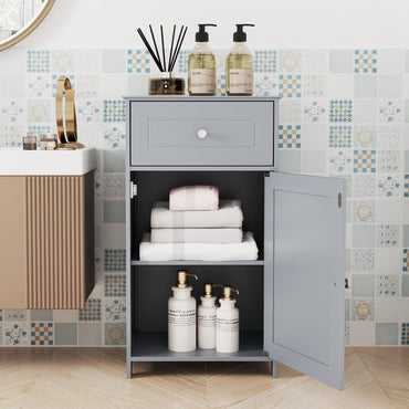 Tangkula Petit meuble de salle de bain pour petits espaces