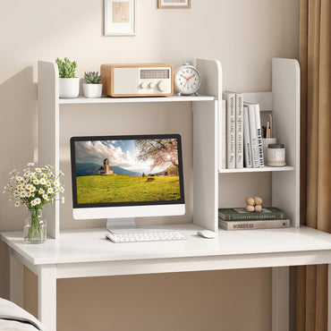 Étagère de bureau extensible Tangkula pour la maison et le bureau
