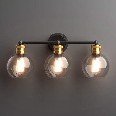 Tangkula Vintage 3 Light Vanity Wall Light