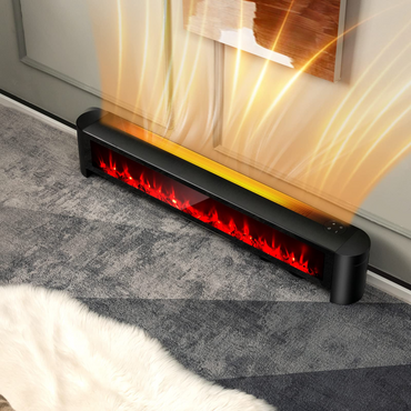 Tangkula 1400W Baseboard Heater, Electric Baseboard Heater with Remote, IPX4 Waterproof Convection Heater for Indoor Use