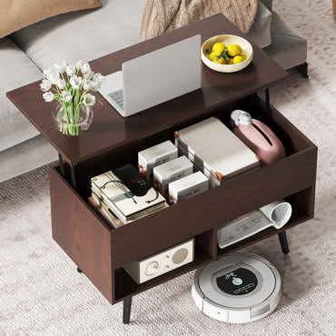 Tangkula Lift Top Coffee Table for Living Room