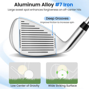 Tangkula Iron Single Golf Club for Men Individual Golf Iron