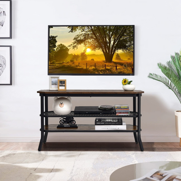 Meuble TV Tangkula pour téléviseurs jusqu'à 46 pouces
