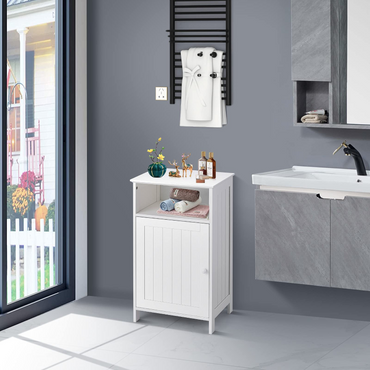 Tangkula Bathroom Floor Storage Cabinet