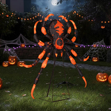 Tangkula Décoration Halloween Araignée de 52 pouces