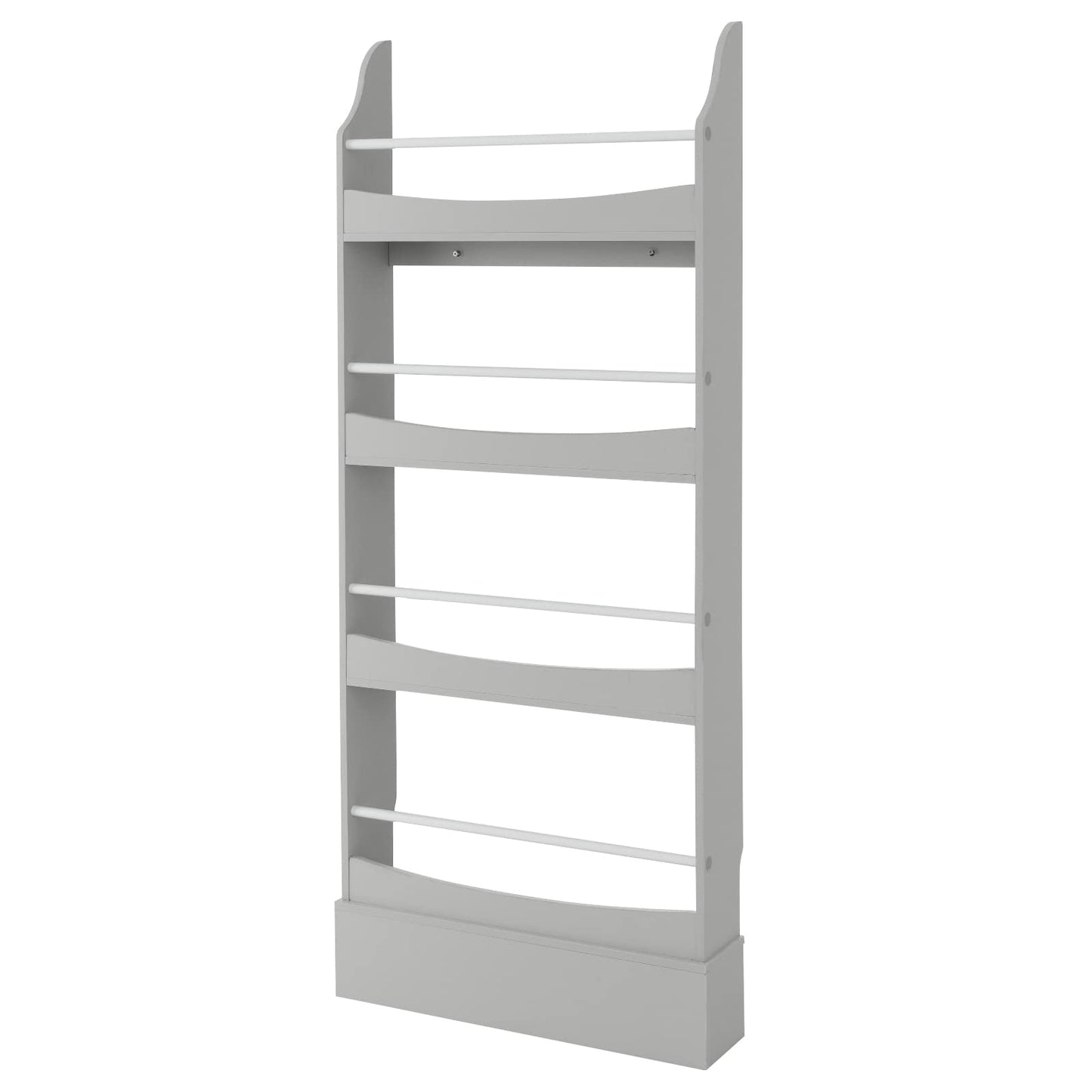 Bookcase Rack Wall for Books & Magazines - Tangkula