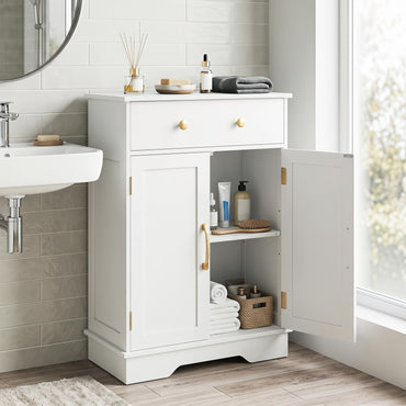 Tangkula Bathroom Floor Cabinet for Living Room