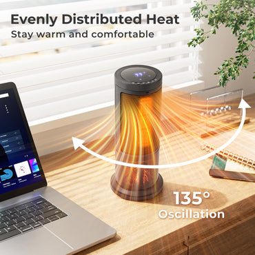 Tangkula 850/1500W PTC Ceramic Space Heater