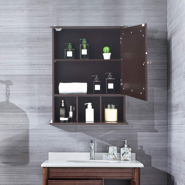Armoire de toilette à miroir Tangkula