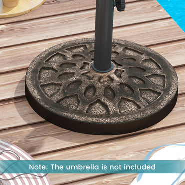 Tangkula 30 lbs Heavy Duty Umbrella Base